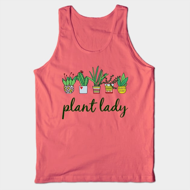 Plant Lady Tank Top by Whimsical Frank